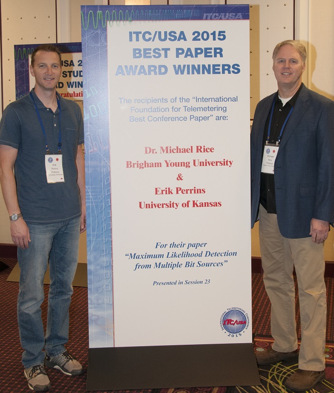 EECS Professor Erik Perrins has received the “Best Paper” award at the